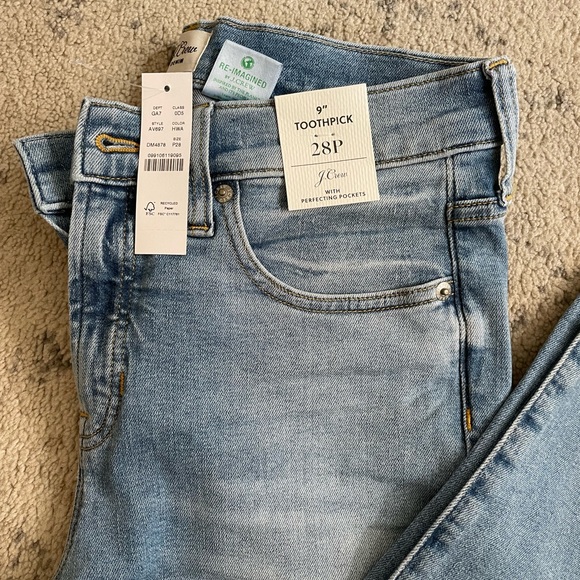 J.Crew high rise toothpick size Petite 28 - Picture 9 of 11